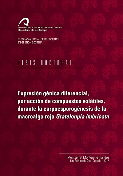 SEPTEMBER 2017. PhD Thesis defense by Montserrat Montero Ferníóndez